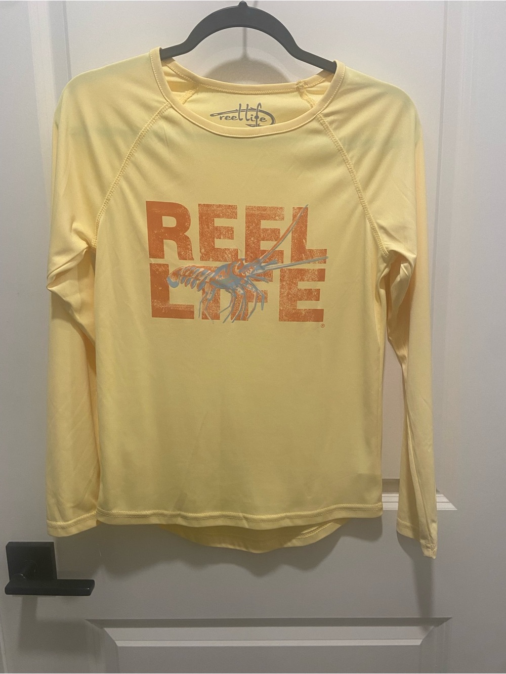 Reel Life Yellow Long Sleeve Fishing Shirt